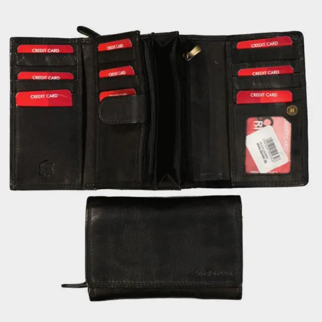 Δερμάτινο Πορτοφόλι Old River WS-6022 Μαύρο - ONESIZE