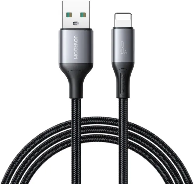 Joyroom® -Series USB-A to Lightning Cable 3A-Μαύρο 1m.
