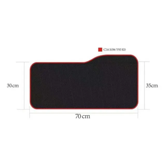 Weibo K9 Gaming Mouse Pad XL 700mm Μαύρο 2