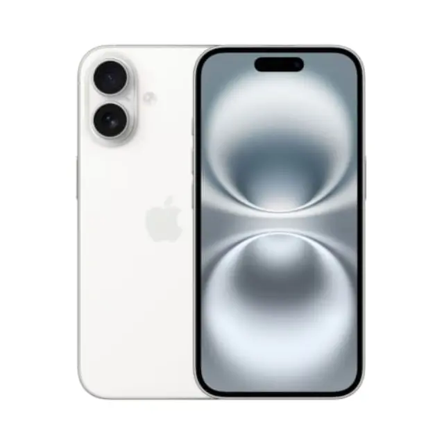 Apple iPhone 16 5G 128GB (8GB Ram) Single-Sim +eSim White EU