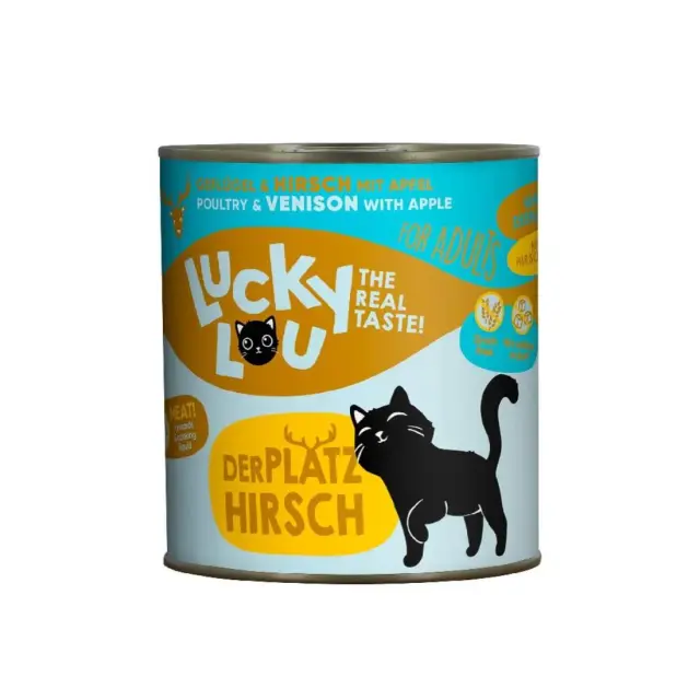 Lucky Lou LifeStage Adult Πουλερικά & Ελάφι (με Μήλο) 800gr