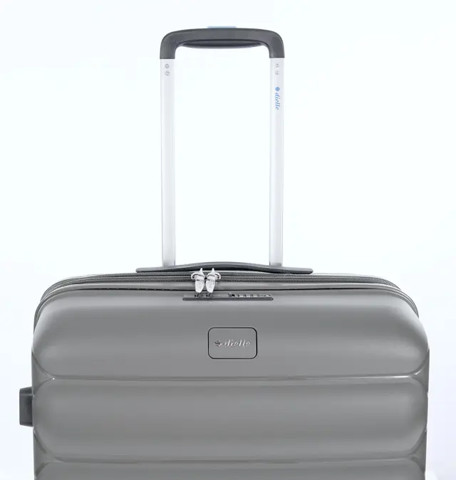 Βαλίτσα σκληρή Μεσαία DIELLE 100/60 66x44x28/31 cm Ανθρακί 3