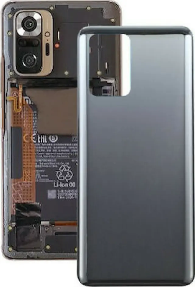 Καπάκι Μπαταρίας Battery Back Cover για Xiaomi Redmi Note 10 / 10S – Μαύρο