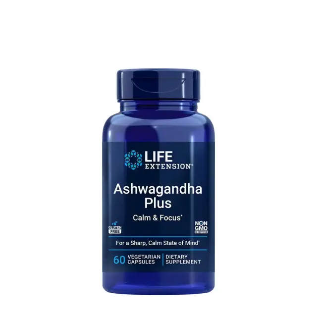 Life Extension Ashwagandha Plus Calm & Focus