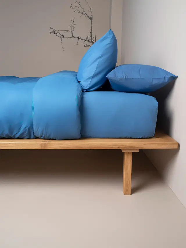 Σετ Σεντόνια Cotton Feelings 104 Blue Μονό (165x270) Sunshine 3