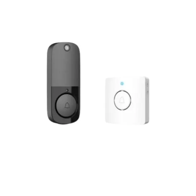 Ασύρματο Κουδούνι Πόρτας με Κάμερα και Wi Fi Tuya RL-IP10A Μαύρο