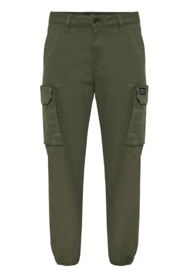 Funky Buddha ανδρικό cargo jogger από ελαστικό βαμβακερό twill FBM014-030-02-2
