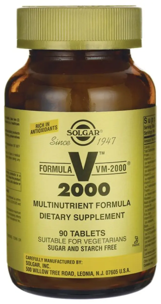 Solgar Formula VM 2000 Συμπλήρωμα Πολυβιταμίνης 90 Tabs