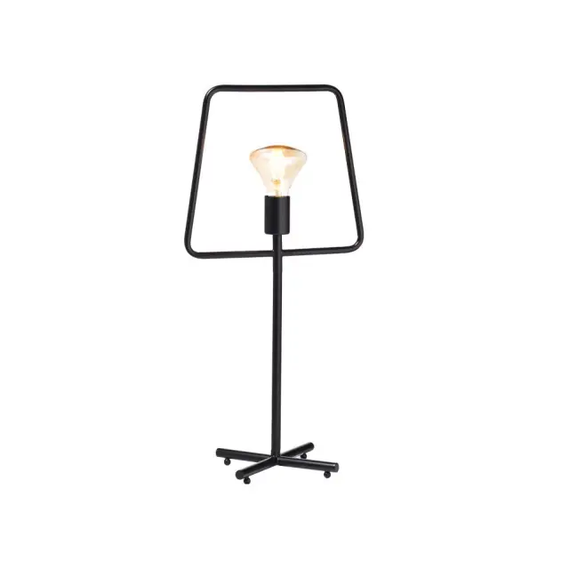 AcaLight Offer NETTO ΦΩΤΙΣΤΙΚΟ ΕΠΙΤΡΑΠΕΖΙΟ ΜΑΥΡΟ ΜΑΤ ΜΕΤΑΛΛΙΚΟ ΣΥΜΒΑΤΙΚΟ 1ΧΕ27 IP20 Φ300Χ230mm