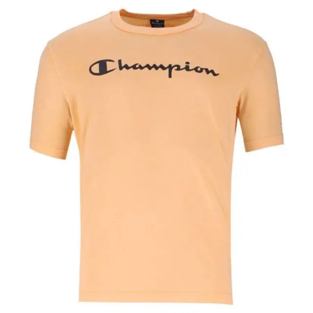 CHAMPION CREWNECK T-SHIRT ΜΠΛΟΥΖΑ ΑΝΔΡΙΚΗ CREAM