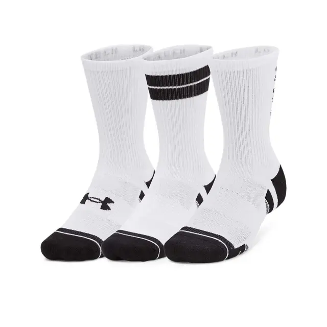 Under Armour Unisex Performance Tech Nov 3 Pack Crew Socks Άσπρο 1379515-101 (Under Armour)
