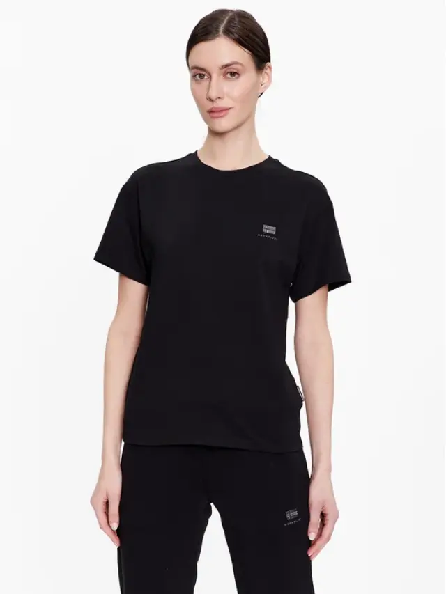 Napapijri -T-Shirt S-Nina Regular Fit NP0A4H87-041 Μαύρο - 2XS