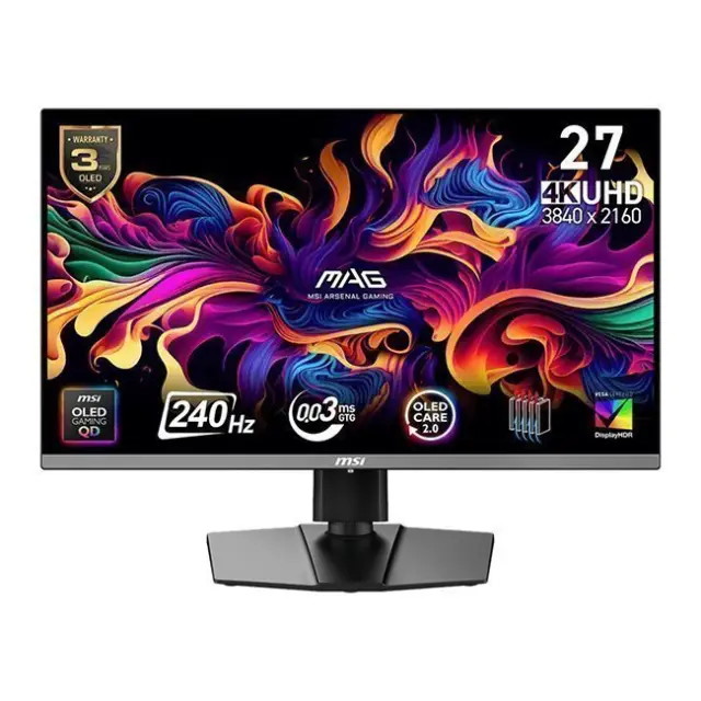 MSI Monitor 27" MAG 272UP QD-OLED X24 QD-OLED 4K (MAG 272UP QD-OLED X24)