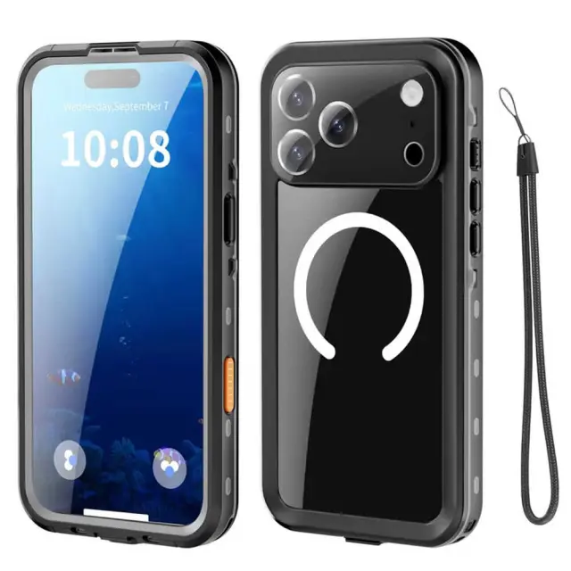ShellBox - Waterproof IP68 Case - iPhone 18 Pro / iPhone 17 Pro - Black 2