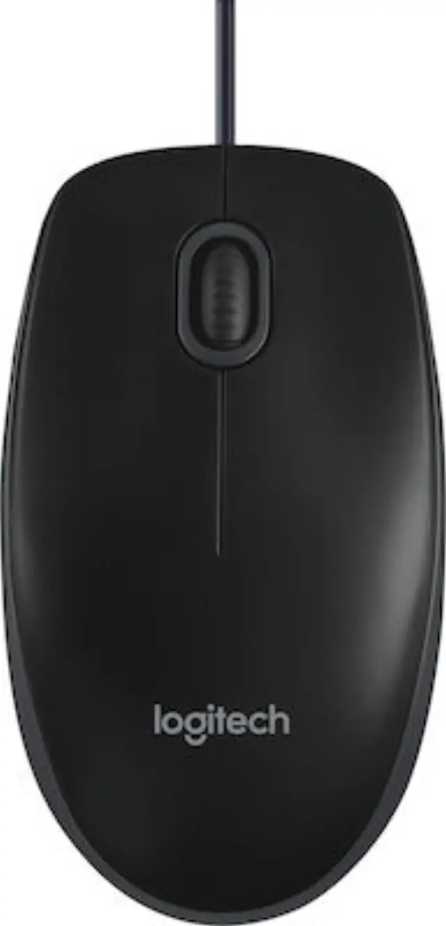 Logitech B100 Optical Mouse (Black) (910-003357) 2