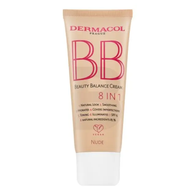 Dermacol BB Beauty Balance Cream 8in1 BB cream for unified and lightened skin Nude 30 ml