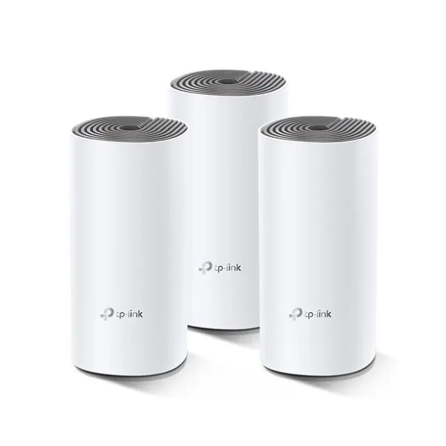 TP-LINK Deco E4 v1 WiFi Mesh Network Access Point Wi‑Fi 5 Dual Band (2.4 & 5GHz) σε Τριπλό Kit
