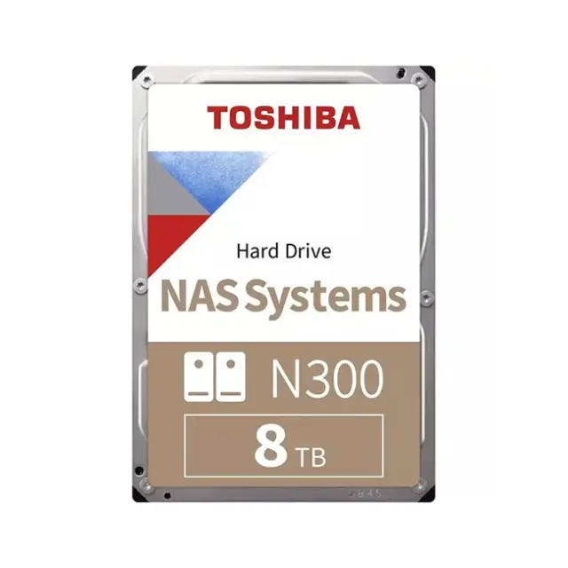 Toshiba Σκληρός Δίσκος HDD NAS N300 8TB 7200RPM 512MB Sata III (MN10ADA800S)