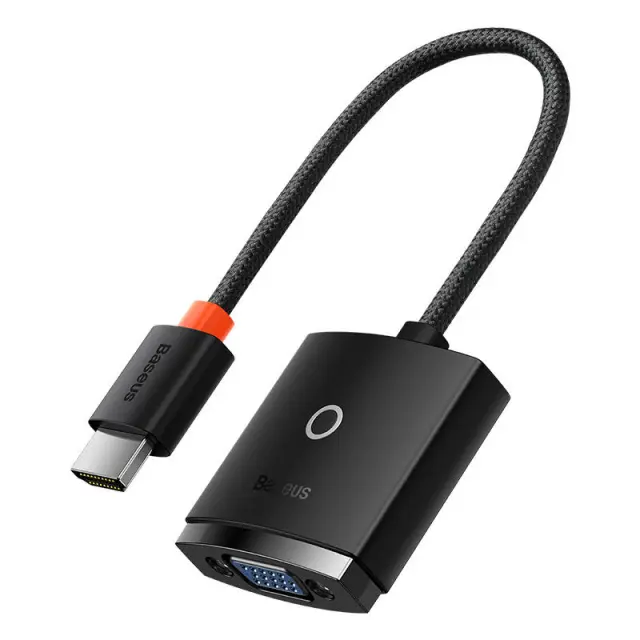Baseus Μετατροπέας HDMI σε VGA με Ήχο Lite Series (Μαύρο)WKQX010101 2