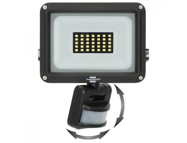 Προβολέας LED Brennenstuhl JARO 3060 P 1171250242 με ανιχνευτή κίνησης, ισχύ 20W, 2300 Lumen, IP65 και διαστάσεις 15x5x18.3cm - Black1171250242 2