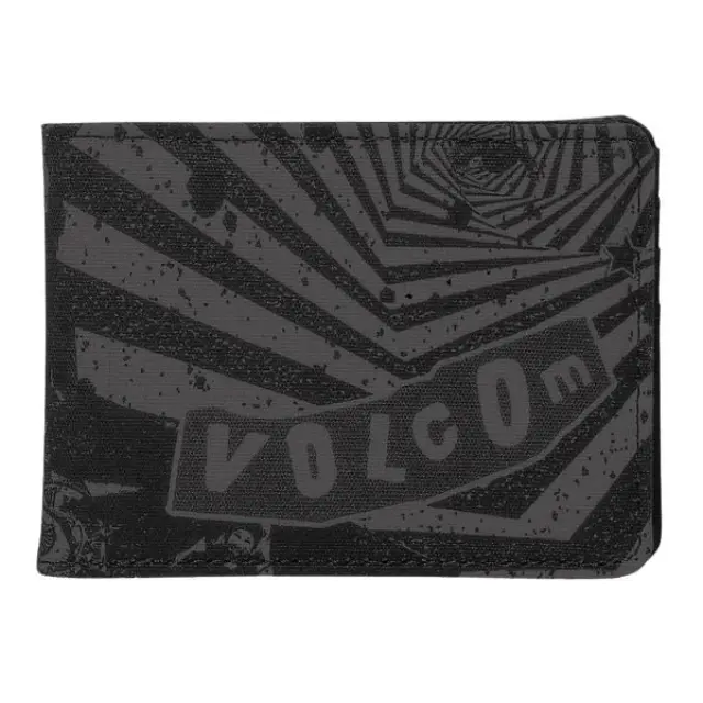 VOLCOM POST BIFOLD ΠΟΡΤΟΦΟΛΙ ΑΝΔΡΙΚΟ-BLACK BLACK