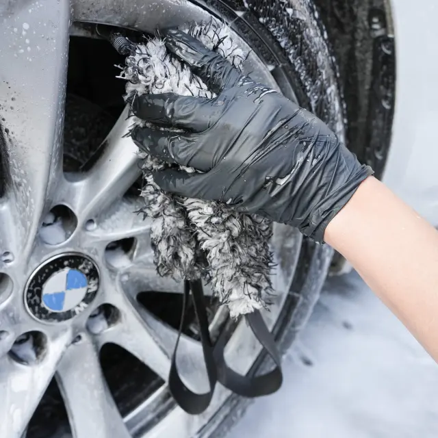 MICROFIBER WHEEL STRIPE SCRUBBER 2τεμ. 112000WS MAXSHINE 3