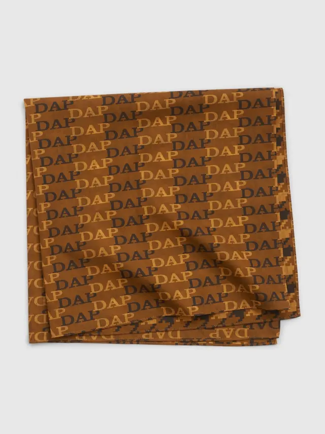 Κίτρινο DAP × GAP Logo Φουλάρι medium brown - ONESIZE