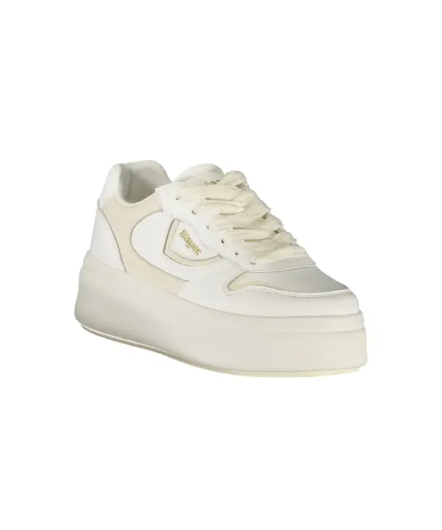Blauer - Γυναικεία Sneakers Emery 03 Lea S5EMERY03LEA-WHICRE Λευκό/Κρεμ 2