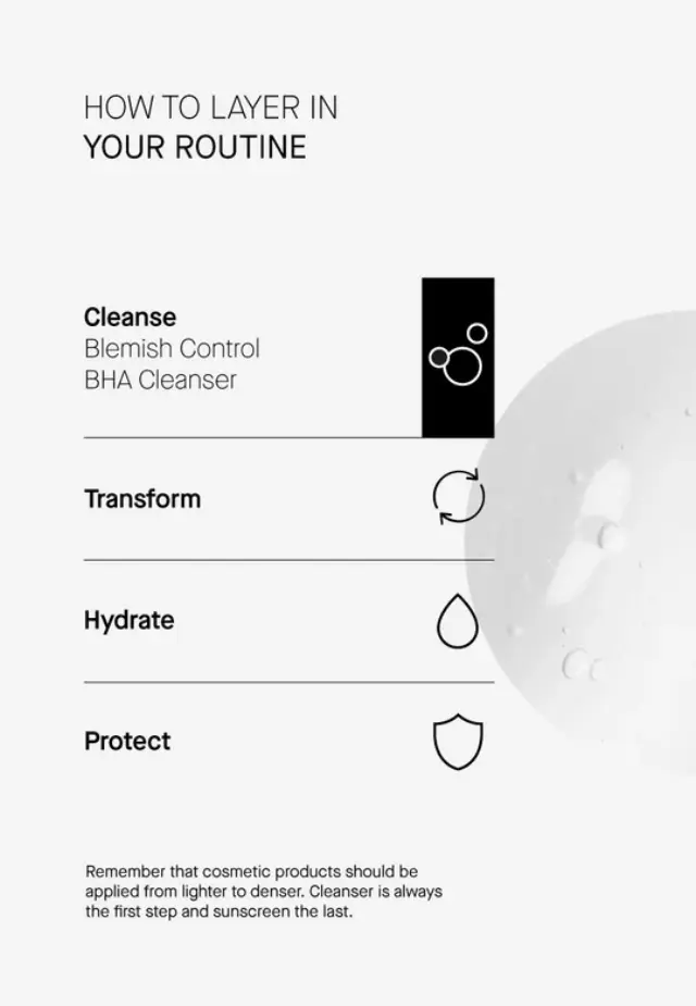 Niche Beauty Lab - Transparent Lab - Blemish Control BHA Cleanser PH 3.5 - Καθαριστικό προσώπου για ακμή ενηλίκων 150ml 2