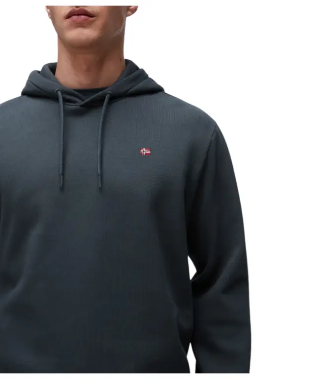 Napapijri - Ανδρικό Φούτερ Balis Hood NP0A4FQV-G1S Γκρι Σκούρο - 2XL 3