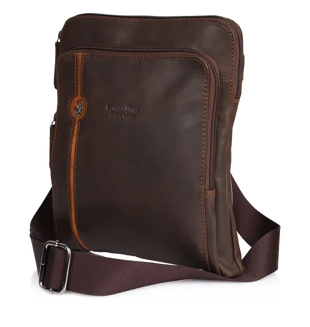 Τσάντα BEVERLY HILLS POLO CLUB BH381 Καφέ 2