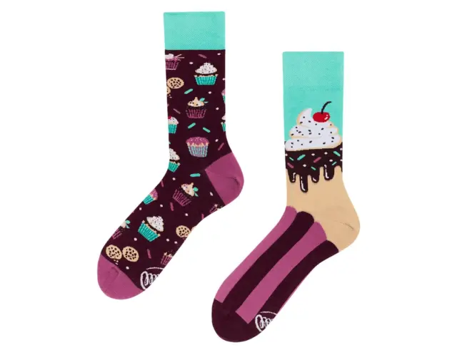 Κάλτσες The Cupcake Many Mornings με μέγεθος 43-46 - ΕνηλίκωνThe Cupcake Regular 43-46 3