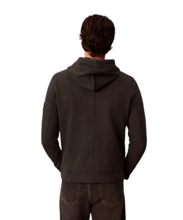 Calvin Klein - Ανδρικό Μακρυμάνικο Φούτερ 350terry Badge Hoodie LV04RJ201G-8MN Μαύρο 3