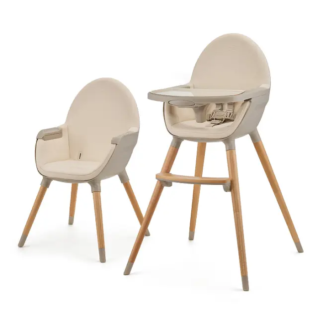 Kinderkraft Καρέκλα Φαγητού 2 σε 1 Fini 2 Beige