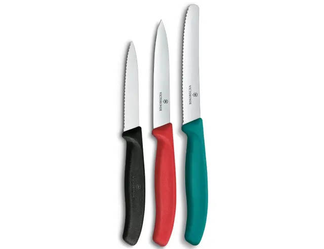 Σετ Μαχαίρια Γενικής Χρήσης Victorinox Swiss Classic με μήκος λεπίδας 8cm, 10cm και 11cm - Multicolour - 3 τεμάχια6.7116.34C1 3
