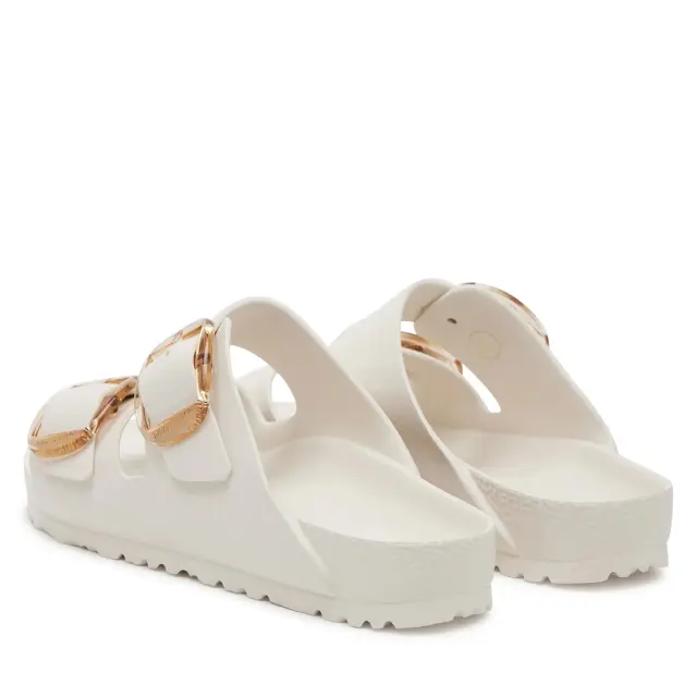 Γυναικείες Ανατομικές Παντόφλες Birkenstock Arizona EVA Big Buckle 1029651 Narrow Fit Λευκές Άσπρο - 37 3