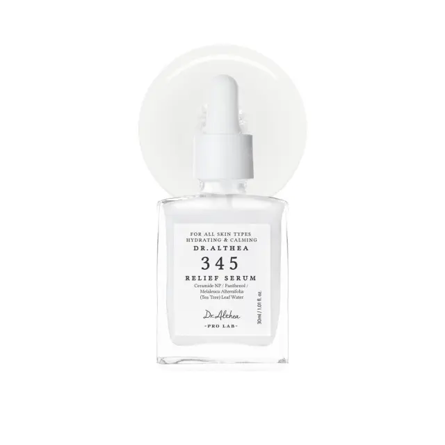 Dr. Althea 345 Relief Serum Καταπραϋντικό + Ενυδατικό Serum Προσώπου με Centella Asiatica + Νιασιναμίδη για Αποτοξίνωση + Αναζωογόνηση 30ml