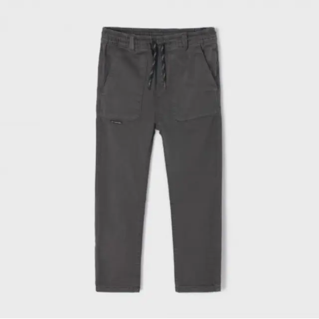 Baby 6 μηνών έως 4 ετών Παντελόνι jogger fit ECOFRIENDS γκρι λαμπερό