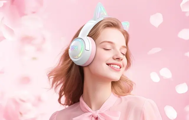 Ακουστικά gaming ONIKUMA GT838 (ροζ) 2