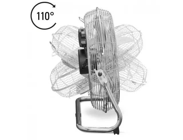 Ανεμιστήρας Δαπέδου Trotec TVM18 με διάμετρο 45cm, ισχύ 100W και 3 ταχύτητες - Nickel180047 2