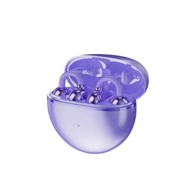 Q70 In-ear Bluetooth Handsfree Ακουστικά με Αντοχή στον Ιδρώτα και Θήκη Φόρτισης Μωβ