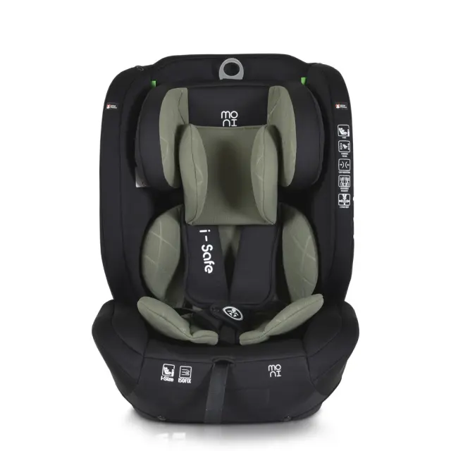 Moni Isafe Καθισματάκι Αυτοκινήτου i-Size με Isofix Green 9-36 kg 3801005151554 2