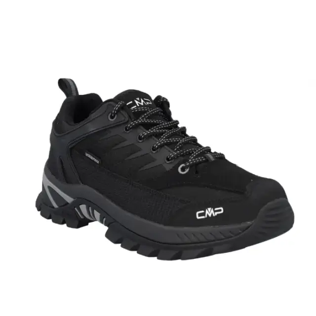 CMP Men's Rigel 2.0 Low Trekking WP Ανδρικά Αδιάβροχα Παππούτσια Ορειβασίας Nero-Grey - 49