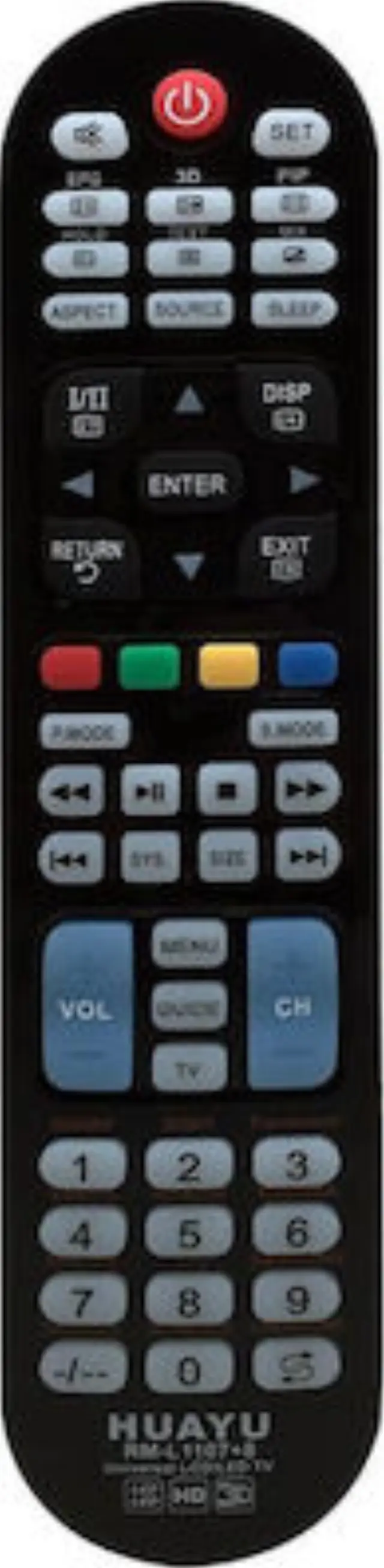 Universal LED/LCD τηλεχειριστήριο RM-L1107 HUAYU