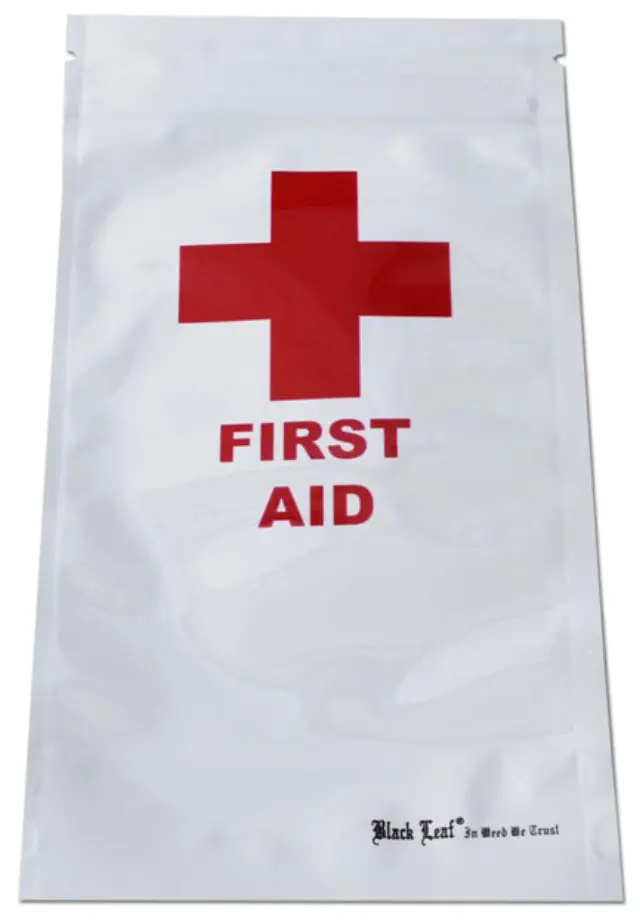 Σακουλάκι Ασφαλείας Mylar Zip Bag - First Aid (192x102mm)