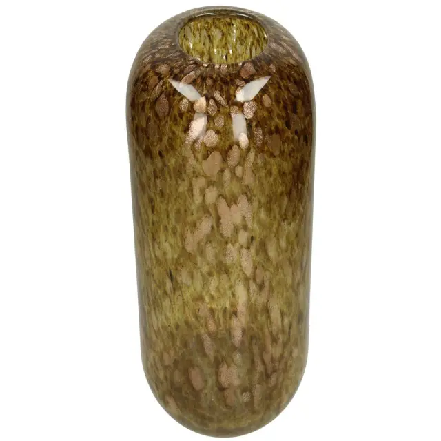 Βάζο Καφέ Γυαλί 19x19x33.5cm 2