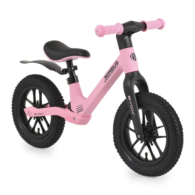 Byox Nimbus Ποδήλατο Ισορροπίας 12" με Φωτιζόμενες Ρόδες Taffy Pink 3+ Ετών