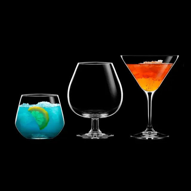 Master Pro Oenology Γυάλινο Σετ Ποτηριών Cocktail 2τμχ 2