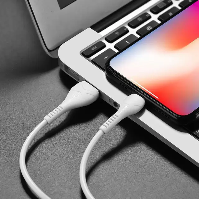 Hoco X37 USB-A σε Lightning Καλώδιο 27W White 1m (HC-X37TLWH) 3