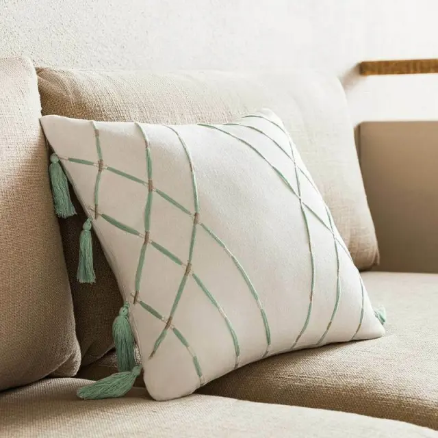 Μαξιλαροθήκη 43x43cm GOFIS HOME SABI AQUA 203/ 11